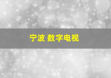 宁波 数字电视